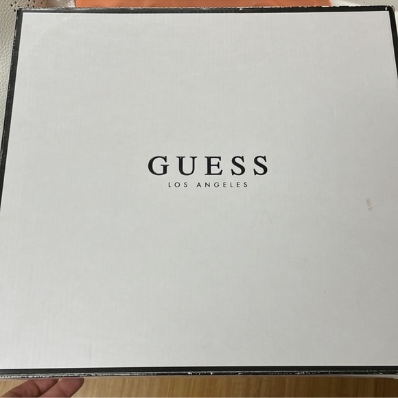 Guess "Dejah Croc Platform Booties" Dark
Brown Leather High Heel Booties - Picture 7 of 9